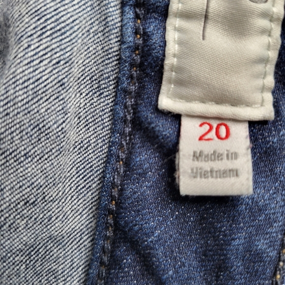 Torrid Jeans Size 20 42X28 Blue Boyfriend Distressed Raw Hem Stretch Denim - Picture 6 of 14